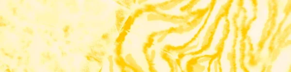 Amarelo Tie Dye Banner Impressão Abstrata Suculenta Efeito Arte Suja — Fotografia de Stock