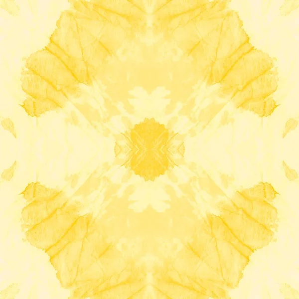 Cálido Motivo Geométrico Tie Dye Art Feliz Acuarela Abstracta Verano — Foto de Stock