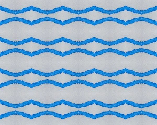 Zick Zack Geo Separator Blue Groovy Wallpaper Blaue Geometrische Raute — Stockfoto