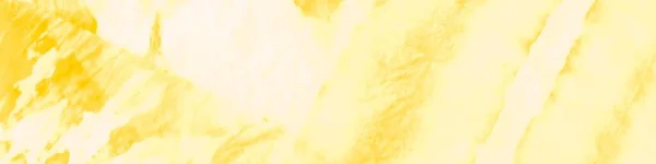 Amarillo Lavado Tie Dye Impresión Acuarela Oro Acuarela Desordenada Light — Foto de Stock