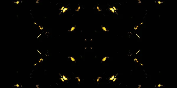 黄褐色の絹 ライト ストリップ 豪華な抽象アクエラレル 荒っぽいアートプリント スペースアブストラクト絵筆 ダークオイルインク 夜の淫らな背景 黒の繰り返しパターン — ストック写真