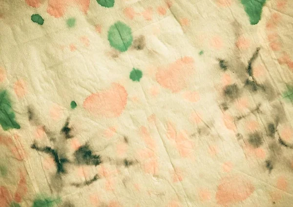 Zöld Nyakkendős Festék Lenyomat Aquarelle Festék Mocskos Művészeti Stílus Rózsaszín — Stock Fotó