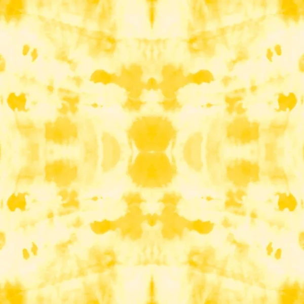 黄色重复条纹 艺术家Tie Dye 阿奎尔画笔 橙色水彩笔 保暖油墨水 浅色图形染色 彩色纸颜料 酸染色肮脏艺术 — 图库照片
