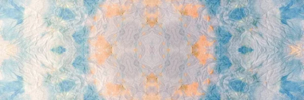 Gray Geometric Ornament Beauty Tie Dye Design Dirty Art Banner — 图库照片
