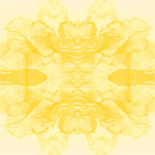 Жовтий Племінні Безшовні Смуги Тай Дай Стиль Абстрактних Текстур Прекрасний — стокове фото
