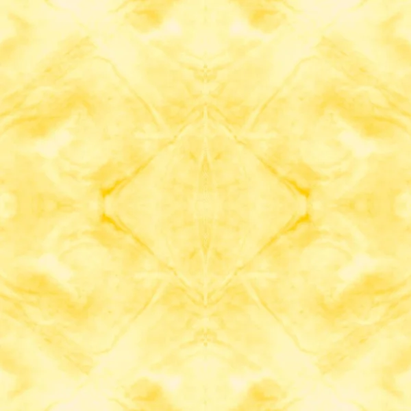 Padrão Repetição Amarelo Tie Dye Artístico Tinta Merry Aquarelle Aquarela — Fotografia de Stock