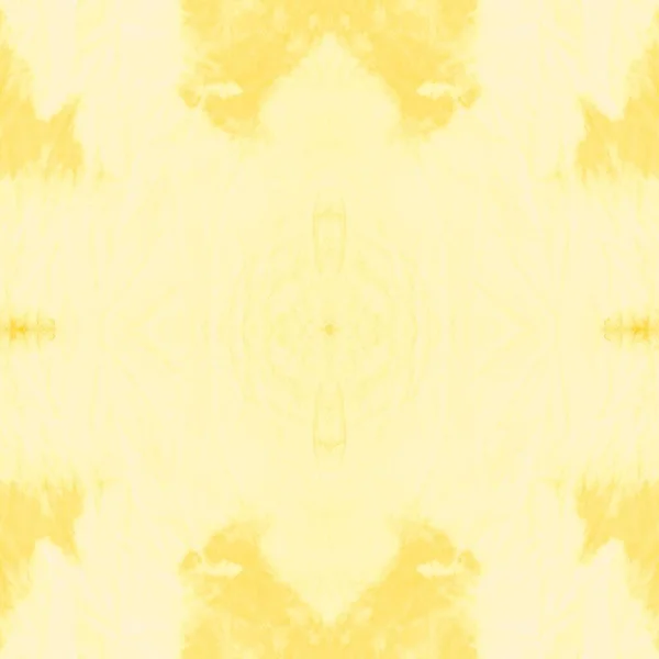 暖かいシームレスなバナー グランジを縛れ ブラーアブストラクトアクエレル 明るい抽象水彩画 黄色のブラシ素材 サニーオイルペイントブラシ メリーブラッシュテクスチャ グロウダーティアートスタイル — ストック写真