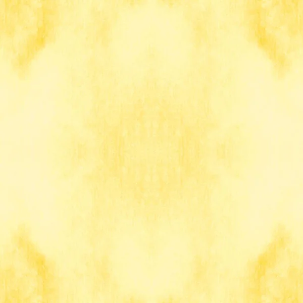 Varm Geometrisk Chevron Etnisk Bindfärgning Lemon Aquarelle Paint Suddig Akvarellfärg — Stockfoto