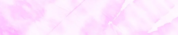 Fénynyakkendő Lenyomat Akvarell Ecset Rózsaszín Piszkos Művészfesték Nyaralás Akvarell Tinta — Stock Fotó