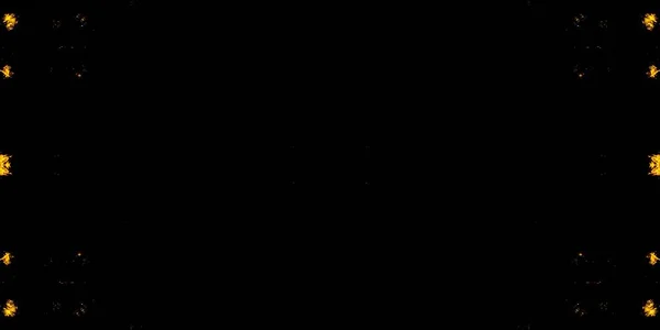 黄色のブラシ素材 ストライプス グリッターアブストラクト 絵画材料の絵筆 ライト モダン 夜の水彩プリント ブラックブラシペイント ゴールドダーティアートスタイル 空間のシームレスなパターン — ストック写真