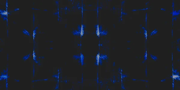 Zwarte Stropdas Dye Patroon Ijsgeometrisch Herhaal Nacht Ruwe Vuile Achtergrond — Stockfoto