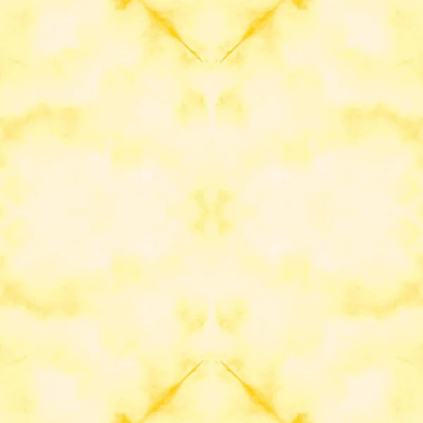 Warme Geometrische Nahtlosigkeit Gewaschene Krawattenfärbung Abstraktes Aquarell Verschwimmen Lassen Citrus — Stockfoto