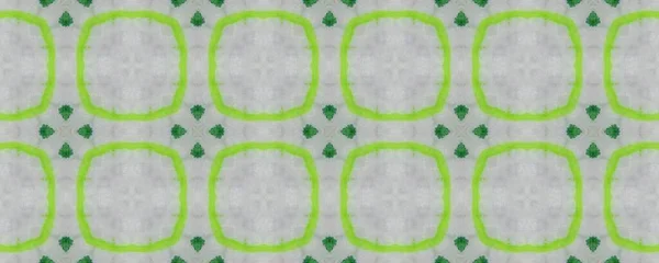 水彩幾何学的な装飾の床 アラビア語のシームレスなパターン インドネシア民族の星 赤モロッコロシア大会 緑の春のプリント グリーン エスニック パターン イカット オスマンの夏 — ストック写真