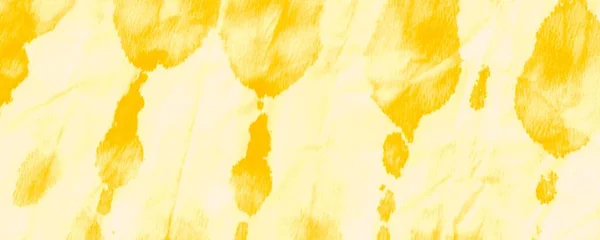Amarelo Criativa Tie Dye Tinta Aquarela Banner Arte Suja Pintura — Fotografia de Stock
