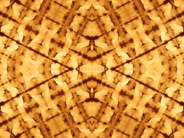 Altın Geometrik Kusursuz. Boya desenli kravat. Sarı suluboya mürekkep. Soyut Suluboya Yakıldı. Deri fırçalı malzeme. Ochre Geleneksel Sanatı. Bokeh Kağıt Boyası. Eski Kirli Suluboya.