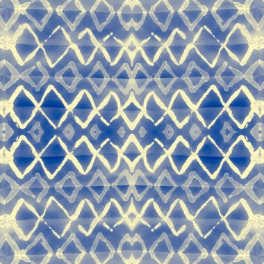 Mavi kravat boyası tasarımı. Gökyüzü Geometrik Tekrarla. Sarı Sanatsal Kanva. Beyaz suluboya baskı. Bulut Halkı Grunge. Açık mürekkep ipeği. Donanma Kağıt Boyası. Bulanık Kova Boyası.