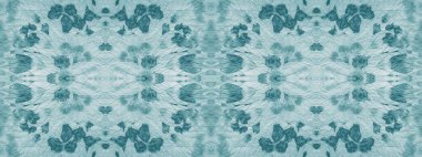 Mavi kravatlı, dikişsiz. Kusursuz Bayrak. Cyan Artistik Kanva. Mavi Yağlı Fırça. Kar Fırçalı Kağıt. Beyaz fırça boyası. Karanlık Geometrik Döşeme. Gökyüzü Suluboya Fırçası