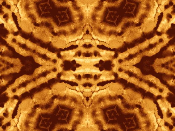 Carrelage Géométrique Ocre Cravate Dye Batik Tirage Abstrait Jaune Acid — Photo