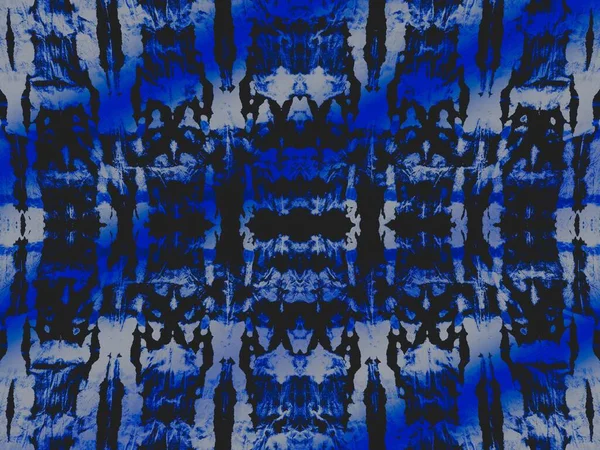 Ночная Краска Чернил Темно Синий Платок Черный Дым Арт Эффект — стоковое фото