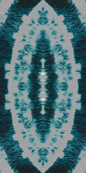 Modré Barvené Textilní Umění Nebeské Geometrické Dlaždice Bílá Studená Grungy — Stock fotografie