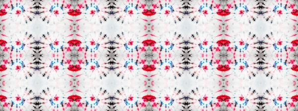 Red Brushed Silk Gray Geometric Ornament White Dirty Art Effect — стокове фото