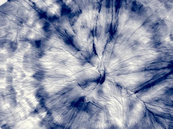 Indigo Tie Dye Art Sea Dirty Art Canva Cloud Abstrait — Photo