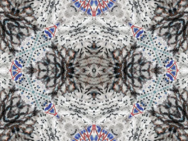 Wit Geometrische Naadloos Gray Tie Dye Stripes Effect Grunge Kleurrijke — Stockfoto