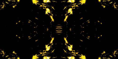 Bronz Fırça Boyası. Etnik boyayı ateşle. Işıltılı Kova dokusu. Graffiti stili. Boşluk Soyut Yazdırma. Altın Yağlı Fırça. Karanlık Kirli Sanat Efekti. Siyah Zigzag Motifi.