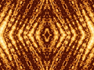 Altın Geometrik Kusursuz. Yıkanmış kravat boyası. Kahverengi suluboya baskı. Bokeh Kova deseni. Parlayan Fırça İpeği. Ochre Geleneksel Sanatı. Hafif Kağıt Boyası. Deri Huysuz Efekti.