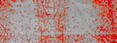 Dikkat, kravat boyası baskısı. Suluboya Baskı. Kirli Sanat Ressamlığı. Cadılar Bayramı Kova Dokuları. Kırmızı Geleneksel Boyalı. Fırçalanmış doku. Sprey yağlı fırça. Graffiti Grunge..