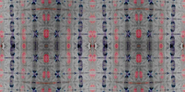Gray Tie Dye Batik Banner Azure Seamless Red Artistic Canva — Fotografia de Stock