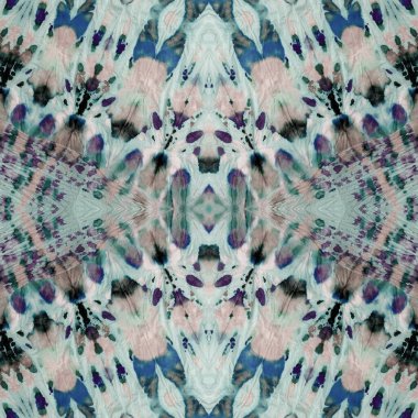 Naneli kravat boyası, dikişsiz. Gök mavisi boya fırçası. Ombre Fırçalı Doku. Blue Folk Oil Ink. Mavi renkli desen. Yeşil Geometrik Döşeme. Gri Kirli Arka plan. Cyan Suluboya Yazdırma