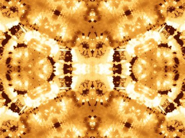 Ochre Tertemiz Yapı. Artistik kravat boyası. Altın Soyut Kova. Millet, suluboya mürekkep. Çöl Fırçalı Doku. Kahverengi Geleneksel Boyalı. Deri fırçası boyası. Doku Grunge Arkaplanı.