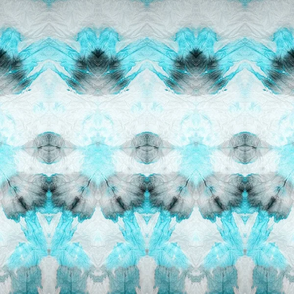 Gray Snow Tie Dye Zigzag Sea Dirty Art Canva White — Stockfoto