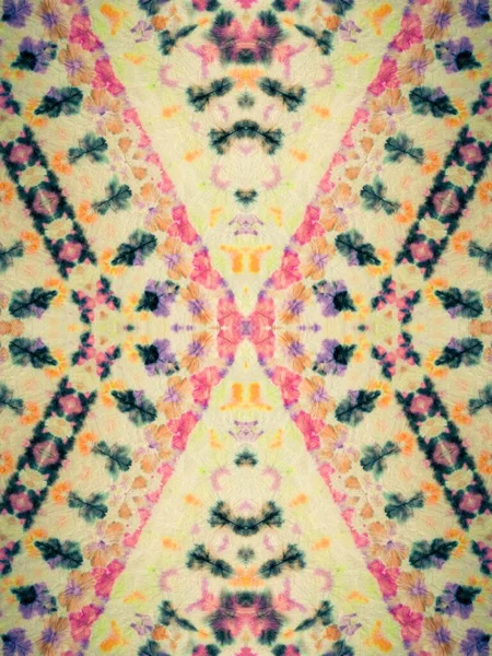 Folketnisk Sömlös Pastell Aquarelle Texture Tribal Dirty Art Effect Tygbindvävsfärgsbanderoll — Stockfoto