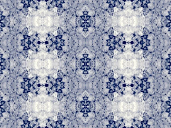 Деним Дай Банер Indigo Shibori Chevron Indigo Brook Paper Navy — стокове фото