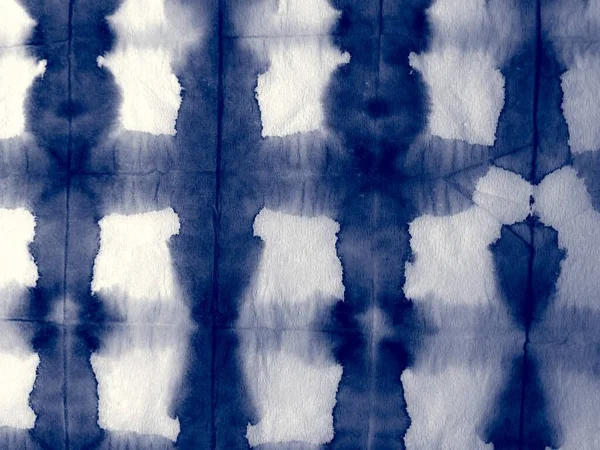 Indigo Tie Dye Grunge Navy Dirty Art Effect Cloud Watercolor — Stockfoto