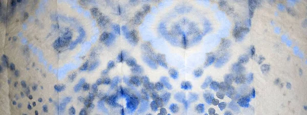 White Tie Dye Batik Pincel Aquarelle Dirty Art Dyed Pincel — Fotografia de Stock