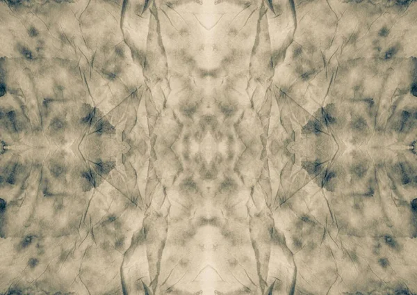 ベージュ色の染色された羊皮紙 灰色の古い抽象的なテクスチャ 薄緑色の効果 ブラウン モダン ブラックホワイトインクペイント 灰色のセピア部族シームレス グレーベージュオールドタイダイ バナー — ストック写真
