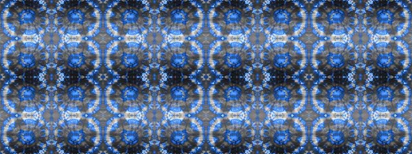 Denim Tie Dye Pattern Black Seamless Structure Azure Dirty Art — Stock Photo, Image