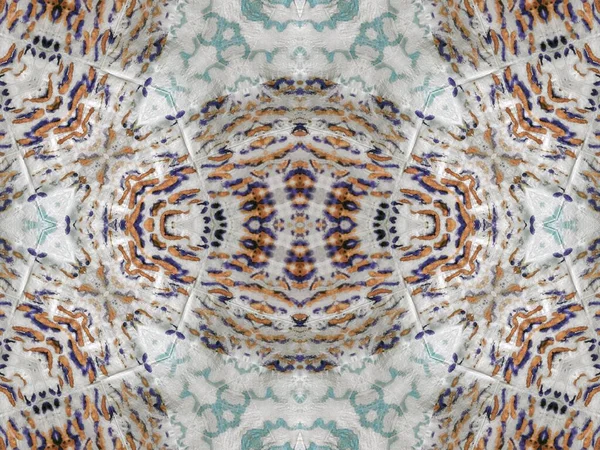 Black Seamless Pattern Stampa Ornate Tie Dye Effetto Grunge Aquarelle — Foto Stock
