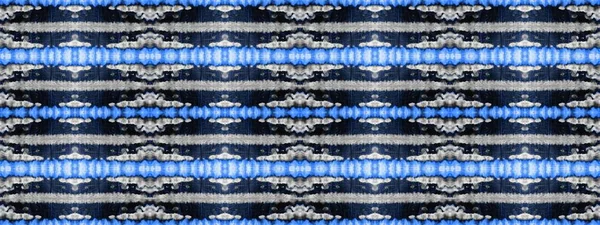 Black Tie Dye Design Azure Seamless Structure Denim Dirty Watercolor — Fotografia de Stock