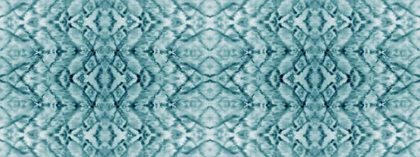Azure Tie Dye Texture Gosok Minyak Rakyat Ringan Motif Geometrik — Stok Foto