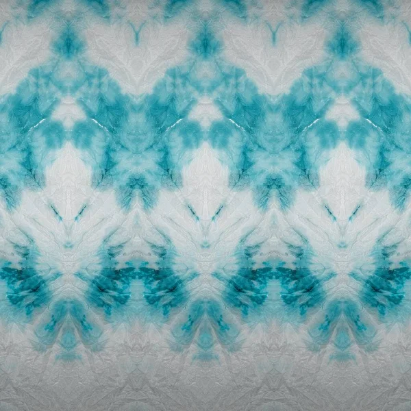 Blue Gray Winter Tie Dye Inglés Cielo Teñido Arte Sucio — Foto de Stock
