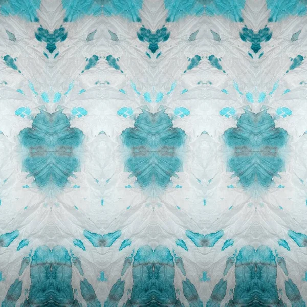 Blue Xmas Dyed Fabric Ink Icy Winter Background Blue Abstract — Foto Stock
