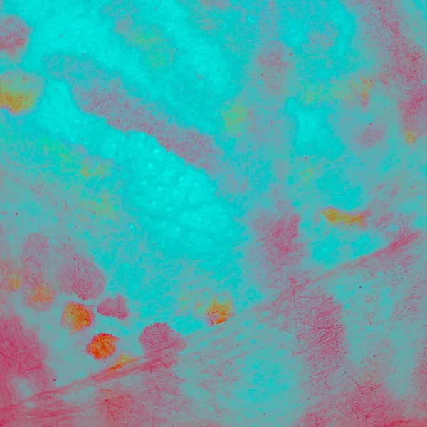 Sea Artistic Tie Dye Aquarelle Paintbrush Dirty Art Style Aid — Stock Photo, Image