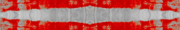 Red Aquarelle Paint Bloody Geometrical Tile Brushed Textile Dirty Art — стоковое фото