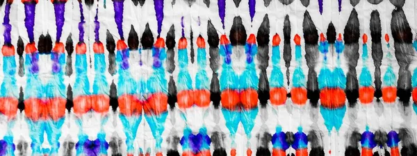 Rode Creatieve Tie Dye Aquareldruk Dirty Art Painting Regenboog Aquarelle — Stockfoto