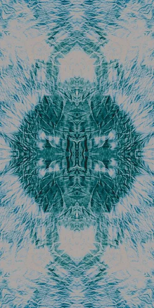 Black Creative Tie Dye Ice Geometric Tile Blue Smoke Grungy — Stock Photo, Image