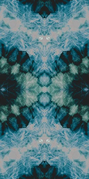 Kék Kreatív Nyakkendő Festék Jégismétlő Csíkok Azúri Havas Művész Piszok — Stock Fotó